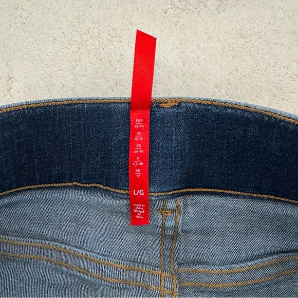 Spanx Flare Jeans Midnight Shade size L - Picture 7 of 13